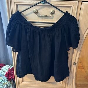 Velvet Off The Shoulder Top